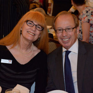 Board Chair Vonnie Von Helmolt and Mayor Sam Katz