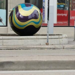 Erica Swendrowski, Marbles on Portage, 2012 — Photo by Robert Tinker